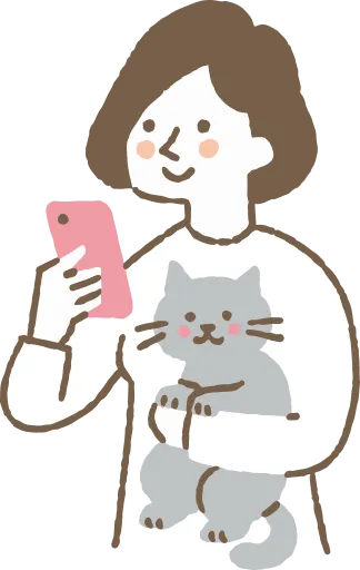 解決しているイラスト